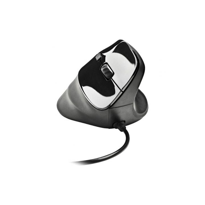 Ratón NGS ergonómico con cable 3200 DPI sensor láser botones silenciosos