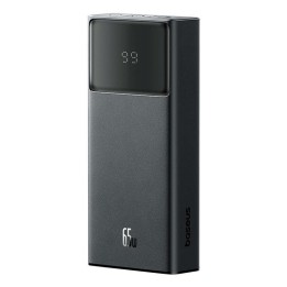 Power Bank Baseus 20000mAh 65W Black Display Rápida USB-C Multidispositivo