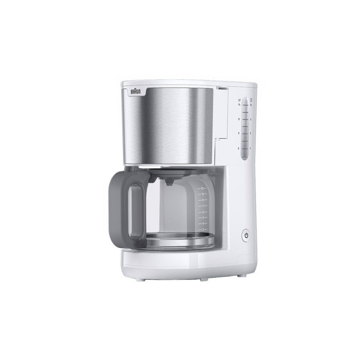 Cafetera de Goteo Braun KF1500WH 10 tazas 1000W Autoapagado AromaCarafe Filtro extraíble