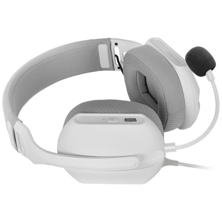 Mars Gaming Mh-pro Auriculares Rgb Flow Sonido Envolvente Almohadillas Air 3d Micrófono Blanco