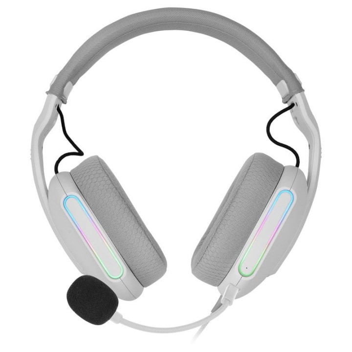 Mars Gaming Mh-pro Auriculares Rgb Flow Sonido Envolvente Almohadillas Air 3d Micrófono Blanco