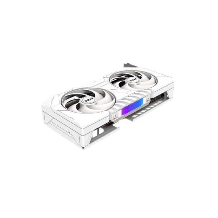 Tarjeta Gráfica Sapphire Radeon RX 9060 XT 16GB GDDR6 Dual-X Iluminación Blanca