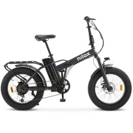 Bicicleta eléctrica Nilox X8 Pro 13Ah 250W plegable cuadro acero 70km autonomía 20" Azul Oscuro