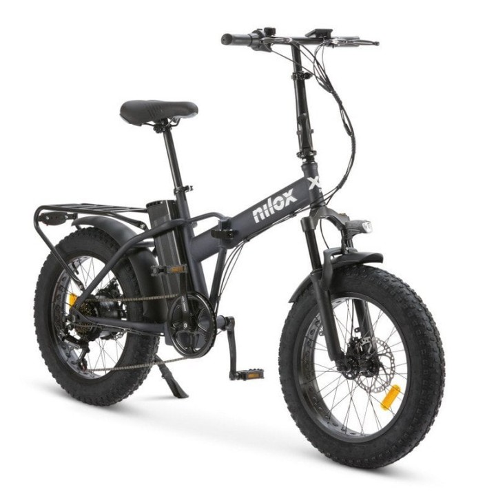 Bicicleta eléctrica Nilox X8 Pro 13Ah 250W plegable cuadro acero 70km autonomía 20" Azul Oscuro