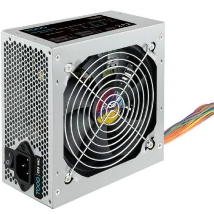Fuente de Alimentación TooQ 550W Certificación 80 PLUS Bronze TQAPOLO-550SP Compacta y Silenciosa