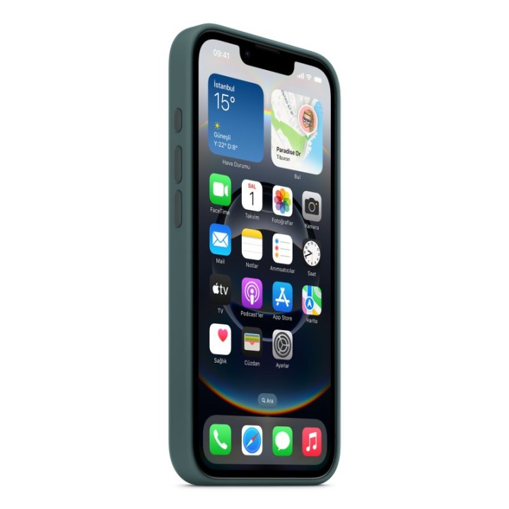 Funda Apple MD3X4ZM/A iPhone 16e Silicona Reciclada Verde 6.1" Tacto Premium