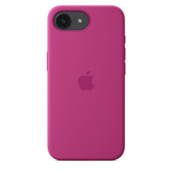 Funda de silicona Apple iPhone 16e microfibra interior 6.1″ Fucsia reciclada