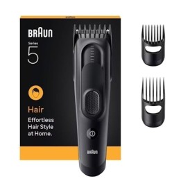 Cortapelos Braun Negro 17 ajustes corte batería NiMH inalámbrico cabezal 50 min