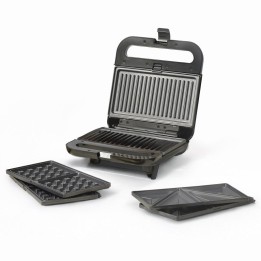Sandwichera Ufesa Robson 3 en 1 Placas Intercambiables 850W Antiadherente