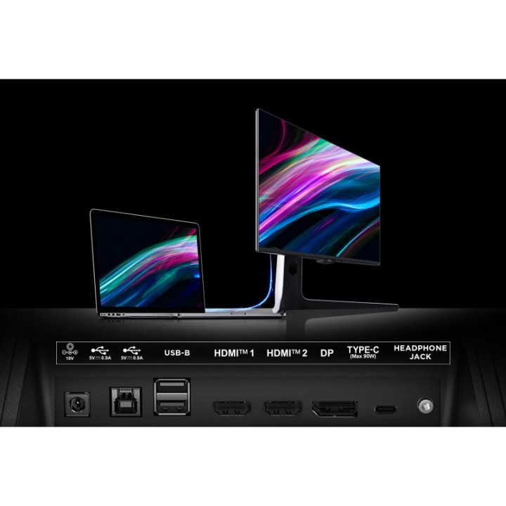 Monitor TCL 27R83U 27" 4K UHD 160Hz Mini-LED QLED HDR1400 FreeSync G-Sync USB-C