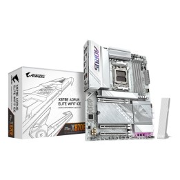 Placa Base Gigabyte X870E ATX AM5 X870E AORUS ELITE WIFI7 ICE DDR5 PCIe 5.0 WiFi 7