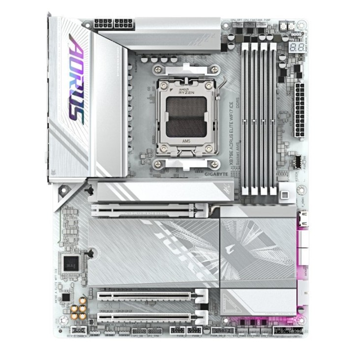 Placa Base Gigabyte X870E ATX AM5 X870E AORUS ELITE WIFI7 ICE DDR5 PCIe 5.0 WiFi 7