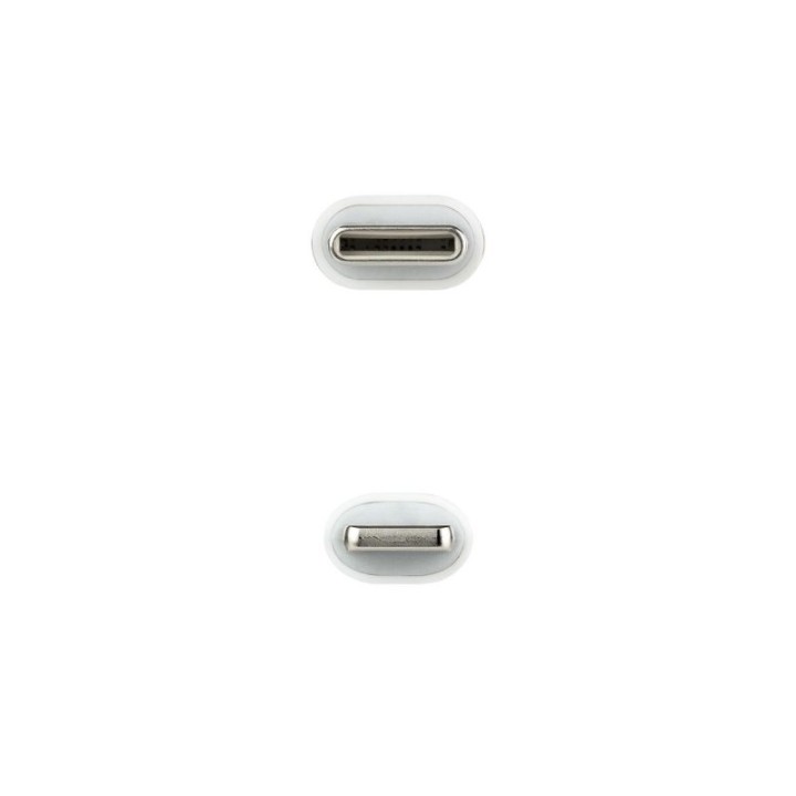 Cable Lightning Nanocable 10.10.0600 50cm USB-C Blanco RoHS Compatible Apple