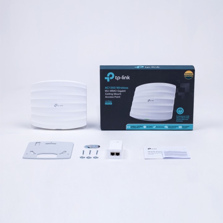 Pto Acceso TP-Link AC1350 RJ45 WiFi PoE Blanco (EAP225)