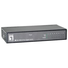 LevelOne GEU-0822 Switch 8 Puertos Gigabit 10/100/1000 Mbps
