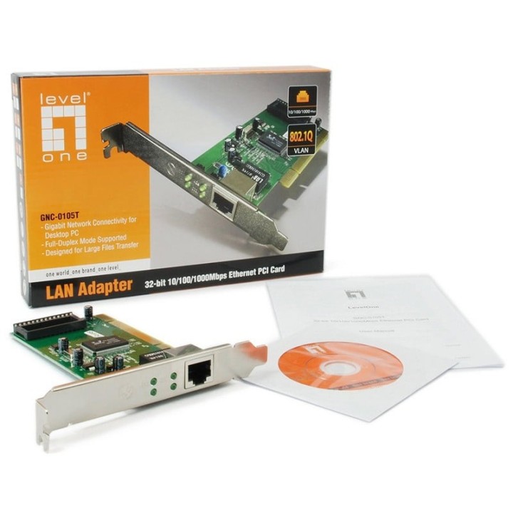 LevelOne GNC-0105 Tarjeta de Red PCI 10/100/1000