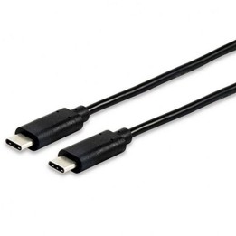 Equip Cable USB Tipo C a Tipo C Macho 1m Negro