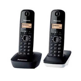 Panasonic KX-TG1612 Dúo Teléfono Inalámbrico Dect Negro