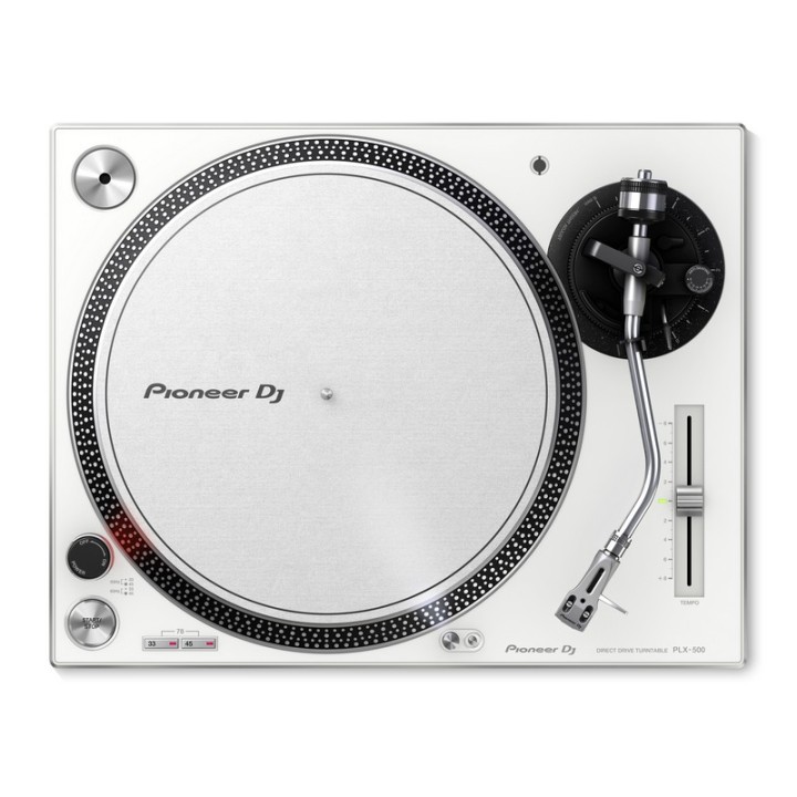 Pioneer DJ PLX 500 Plato DJ Tracción Directa Blanco
