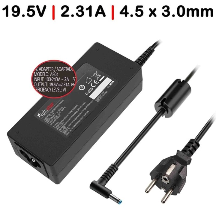 Voltistar Cargador Compatible para HP 19.5V 45W
