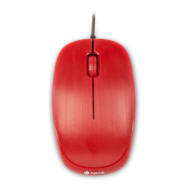 NGS Flame Ratón 1000 DPI Rojo