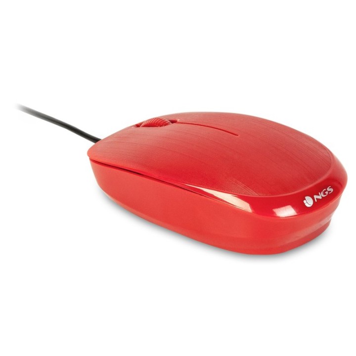 NGS Flame Ratón 1000 DPI Rojo