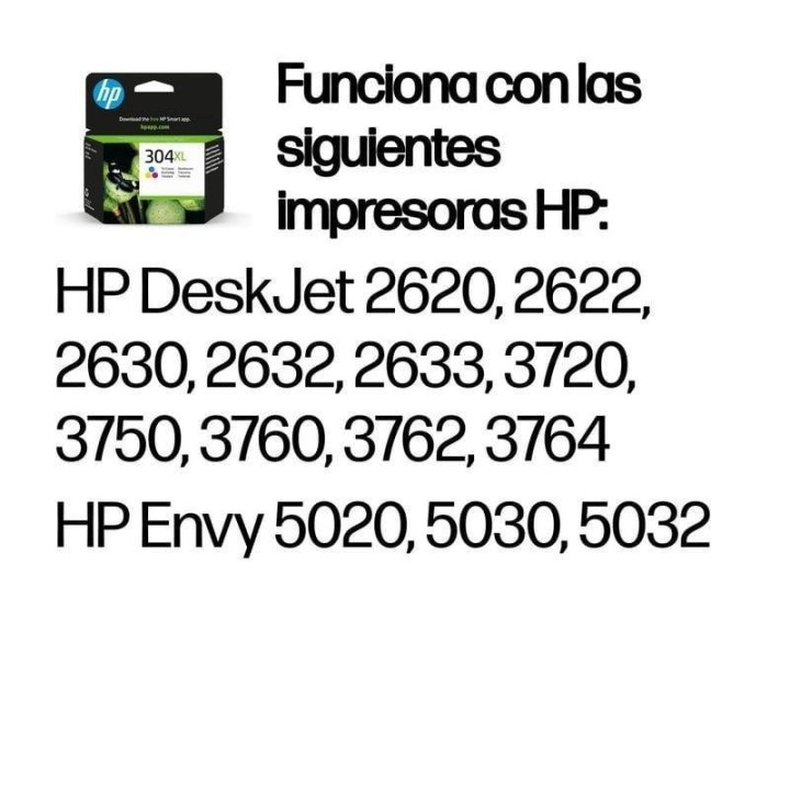 HP 304XL Cartucho Tinta Alta Capacidad Original Tricolor