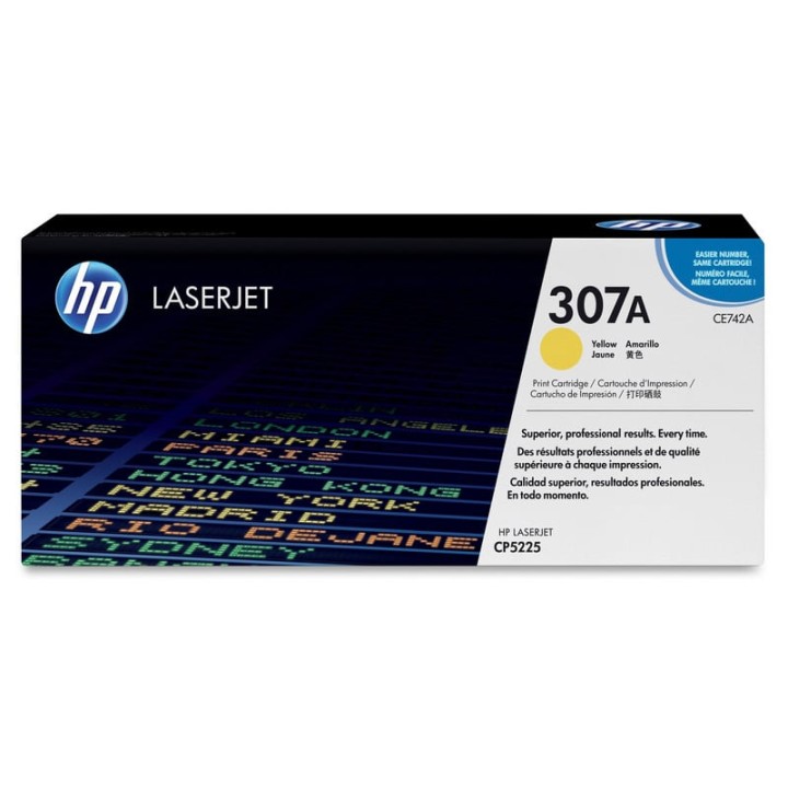 HP 307A Tóner Original Laserjet Amarillo