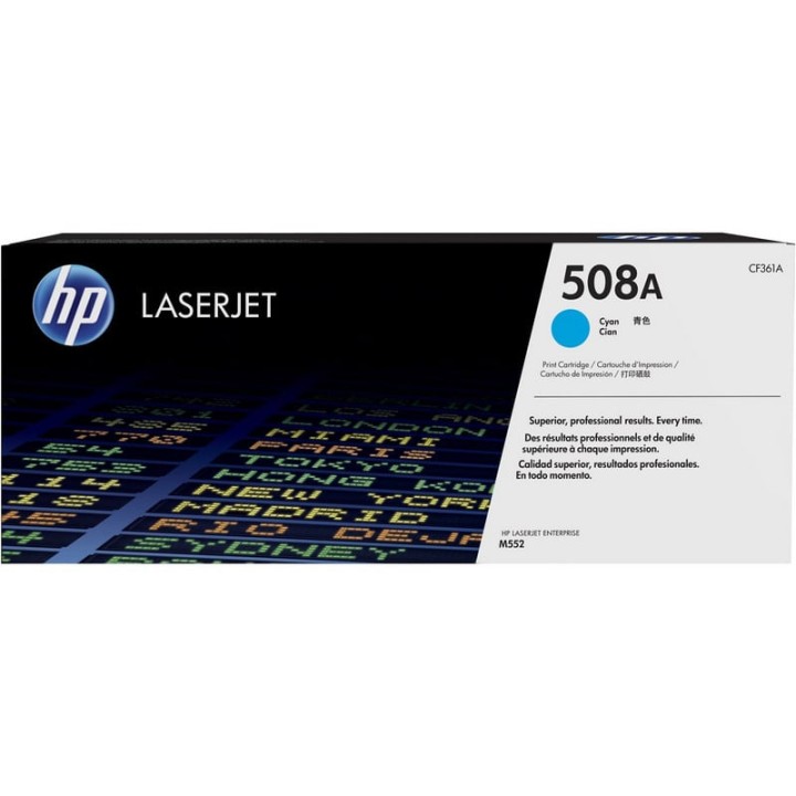 HP 508A Tóner Original Laserjet Cian