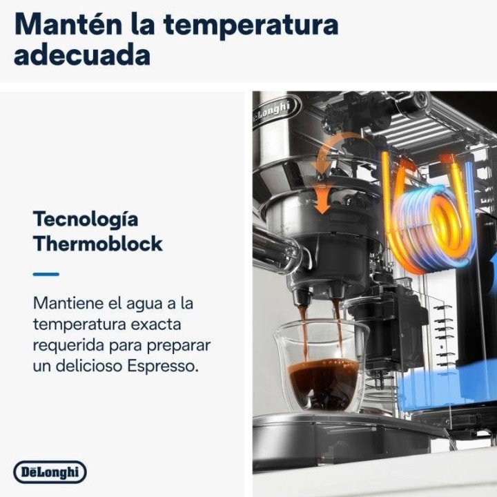 DeLonghi Dedica EC685.BK Cafetera de Espresso Compacta 15 bar Negra