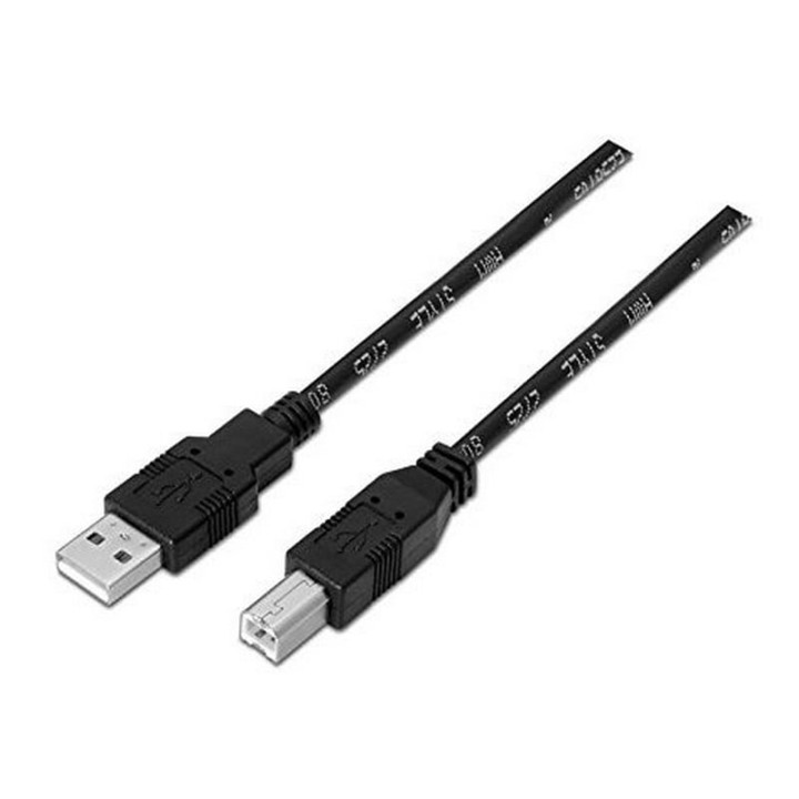 Nanocable Cable USB Tipo A a Tipo B para Impresora Negro