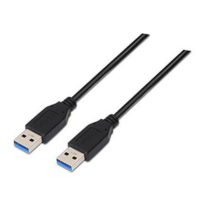 Nanocable Cable USB 3.0 Negro Tipo A a Tipo A Macho/Macho 2m Negro