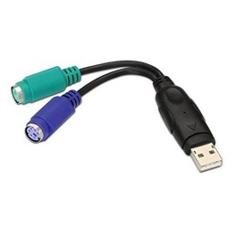 Nanocable Conversor PS/2 a USB Hembra/Macho