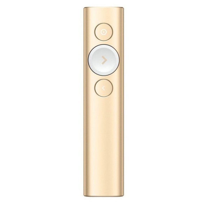 Logitech Spotlight Mando para Presentaciones Inalámbrico Oro