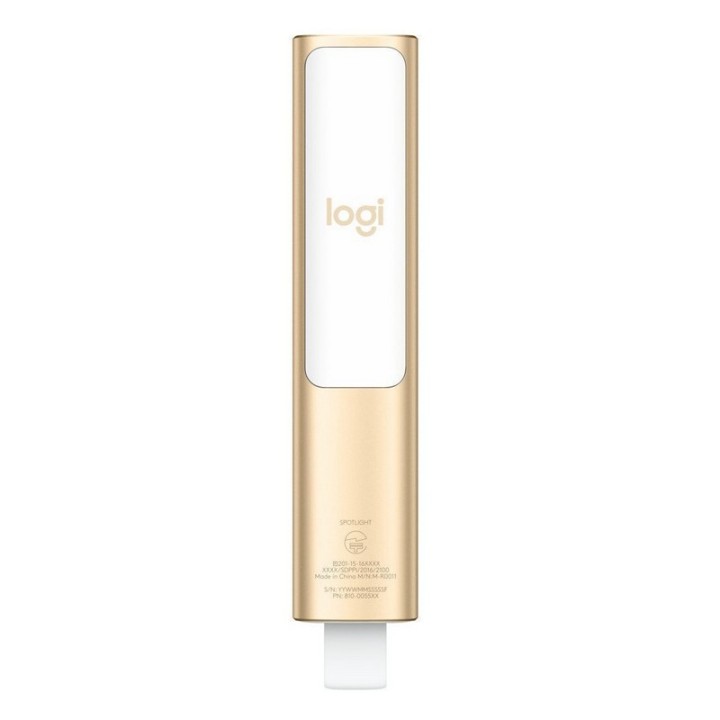 Logitech Spotlight Mando para Presentaciones Inalámbrico Oro