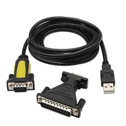 Nanocable Cable USB Tipo A Macho a Impresora Serie Macho 1.8m Negro