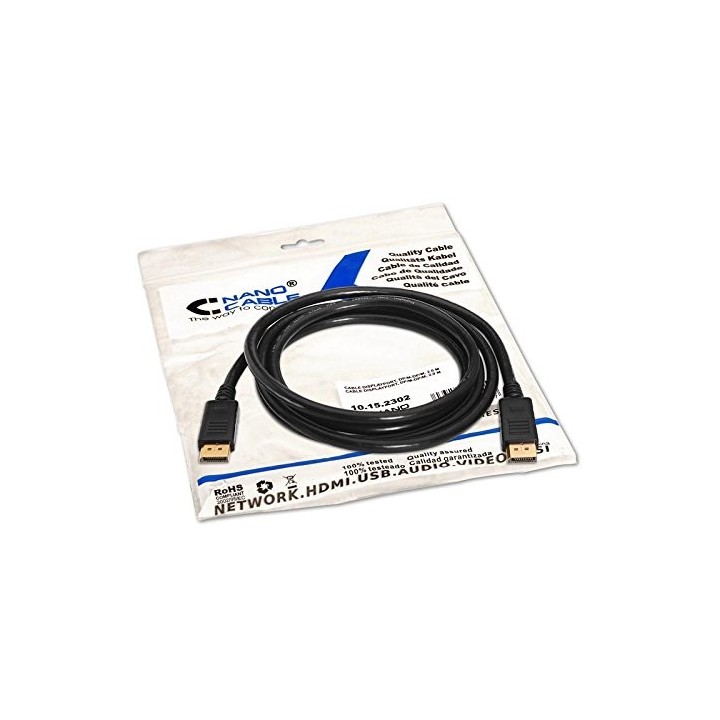 Nanocable Cable DisplayPort Macho/Macho 2m