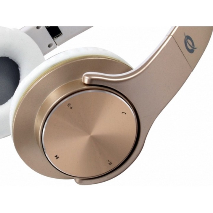 Conceptronic Eligio Auriculares Bluetooth con Función Altavoz Oro