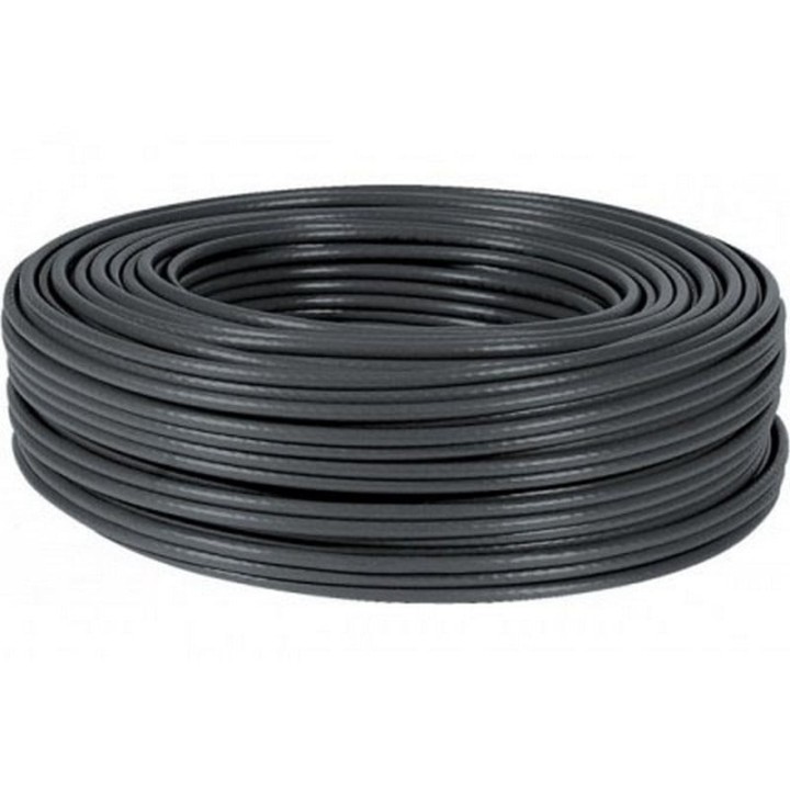 Bobina Cable UTP Cat 5e 100 Mts Negro