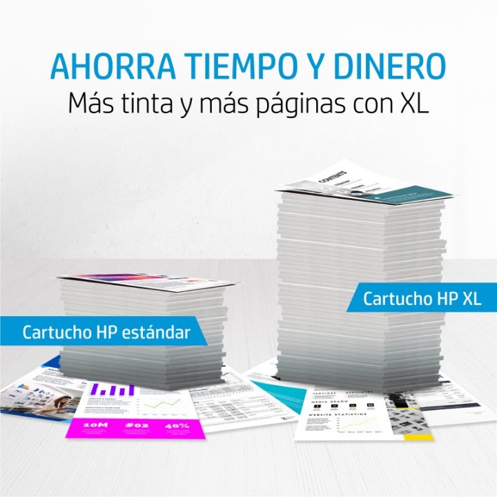 HP Officejet 970XL Cartucho de Tinta Alta Capacidad Original Negro