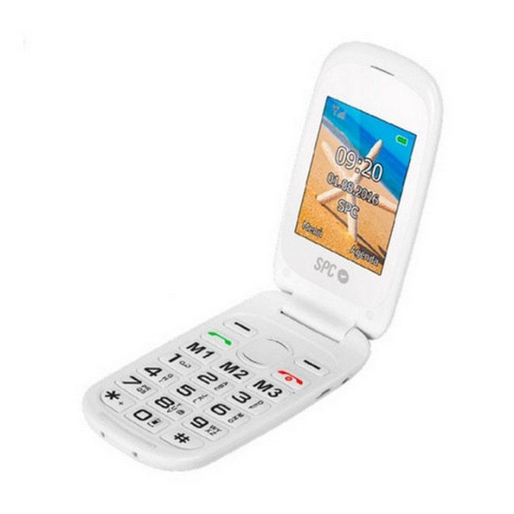 SPC Harmony Dual Sim Blanco Teléfono Libre para Personas Mayores
