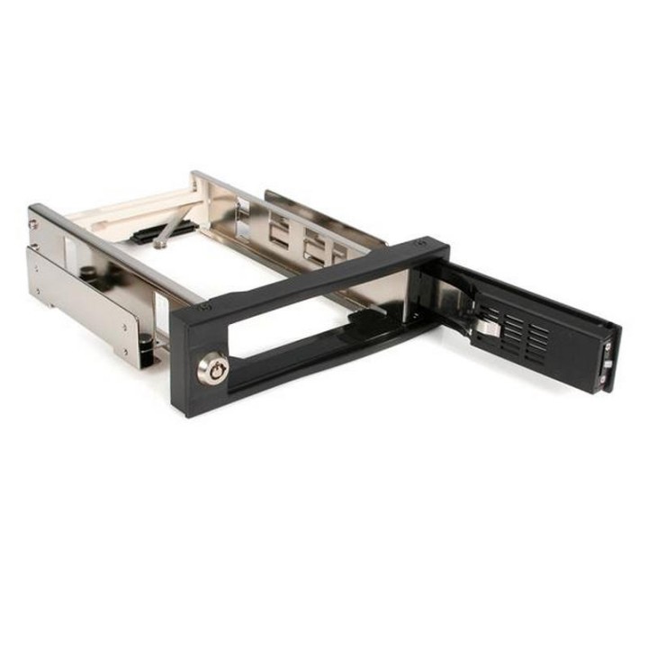 Startech Rack Móvil para Disco Duro HDD SATA de 3,5" Pulgadas sin Bandeja Bahía de 5,25"