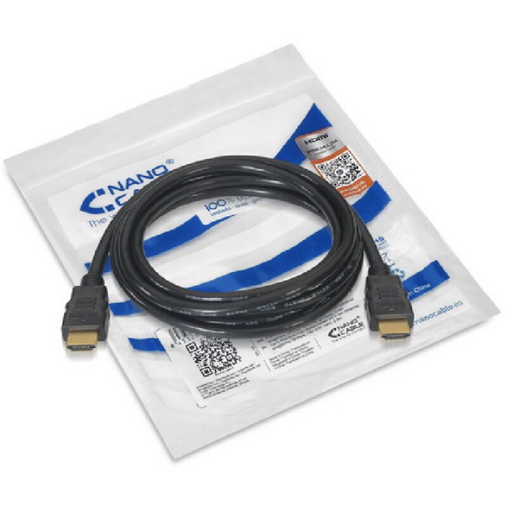 Nanocable Cable HDMI v2.0 4K Macho/Macho 3m Negro