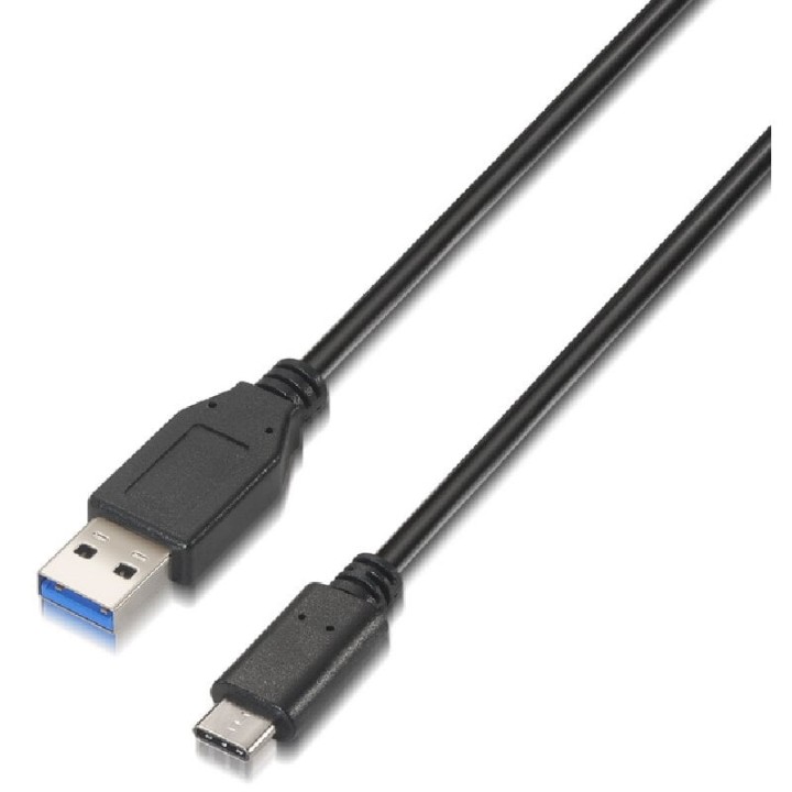 Nanocable Cable USB 3.1 Tipo C a USB Tipo A Macho/Macho 1m Negro