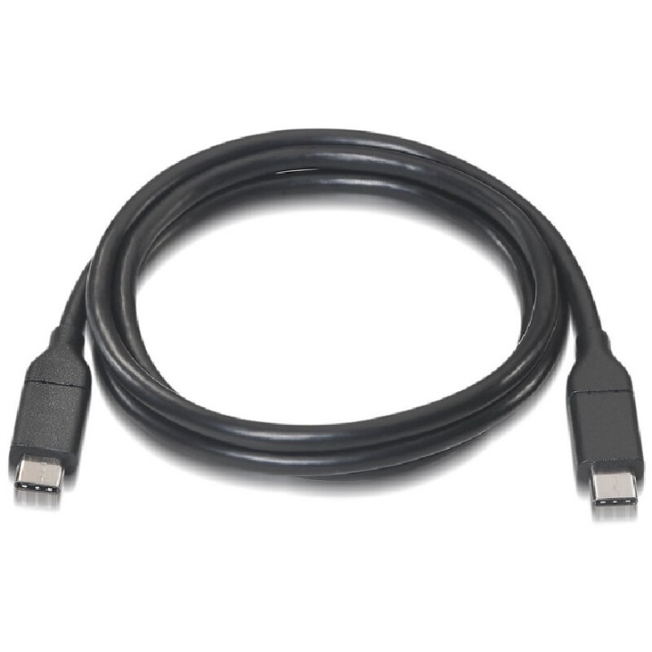 Nanocable Cable USB 3.1 Tipo C a USB Tipo C Macho/Macho 1m Negro