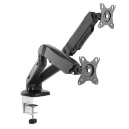 Equip Soporte Dual de Mesa Inclinable para Monitor 17"/32" VESA 100X100 Max 18Kg