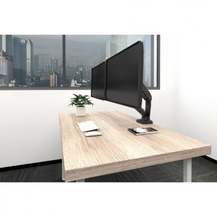 Equip Soporte Dual de Mesa Inclinable para Monitor 17"/32" VESA 100X100 Max 18Kg