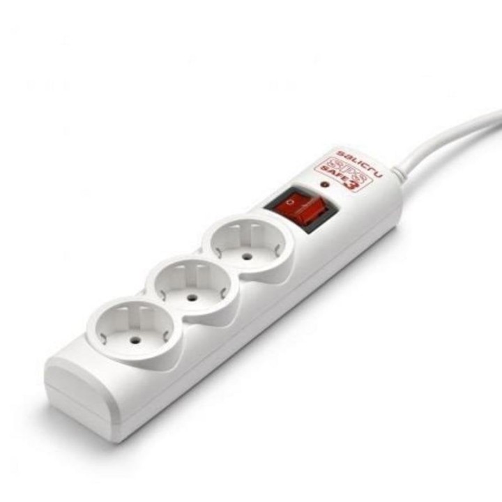 Salicru SPS SAFE 3 Regleta con Protección 3 Tomas