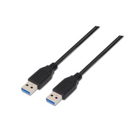 Nanocable Cable USB 3.0 Tipo A/A Macho/Macho 1m Negro