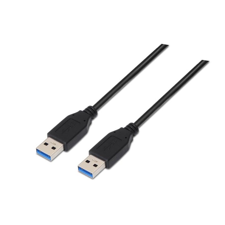 Nanocable Cable USB 3.0 Tipo A/A Macho/Macho 1m Negro